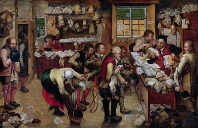 Jour de loyer - Pieter Brueghel the Younger